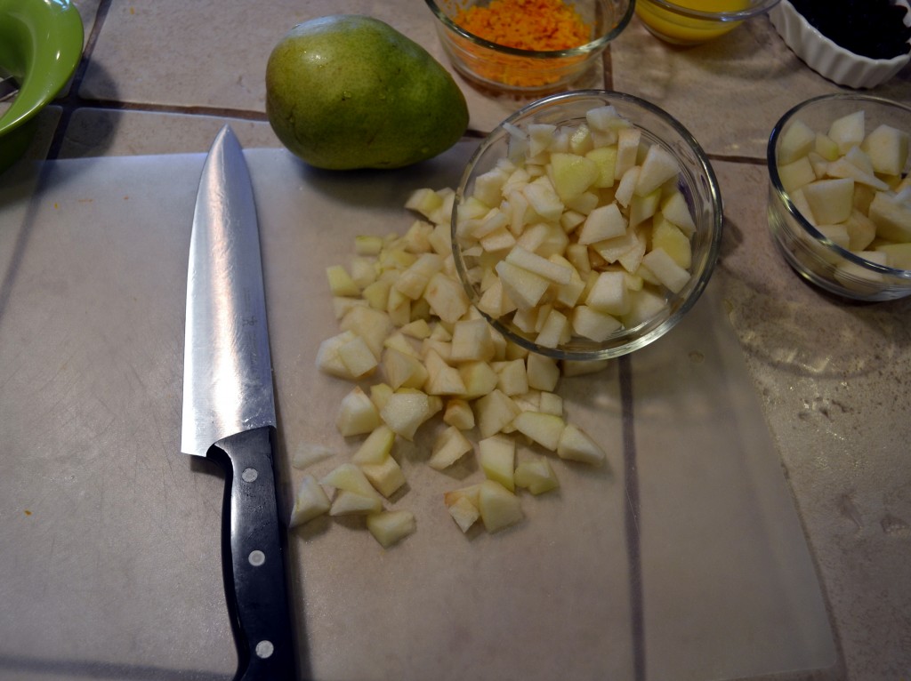I have been trying out a few healthier options for breakfast and wanted to share this recipe for pear cranberry scones. During our last trip to Walmart, they were giving out samples of Silk Soy Milk and Silk Almond Milk and had a few recipes available as well. I decided to give it a try, and the scones turned out great.