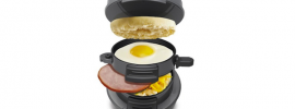 We are proud to show you what will likely be one of the most popular Father's Day gift items this year. Behold, the Hamilton Beach 25475 Breakfast Sandwich Maker.