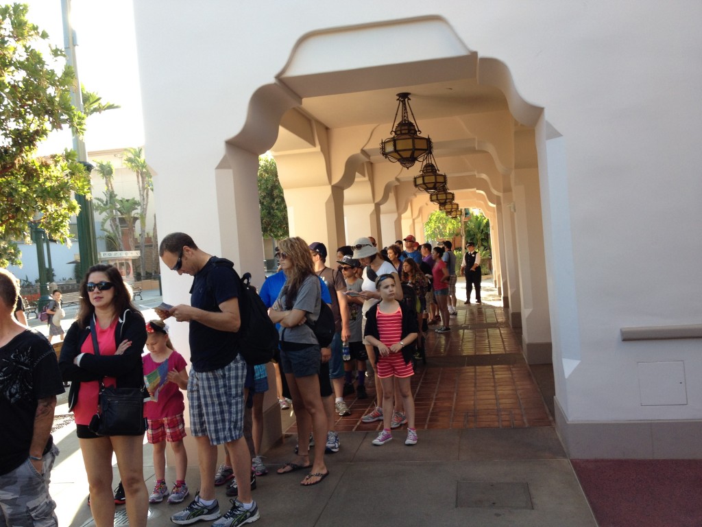 Line for Radiator Springs Racers Fastpass