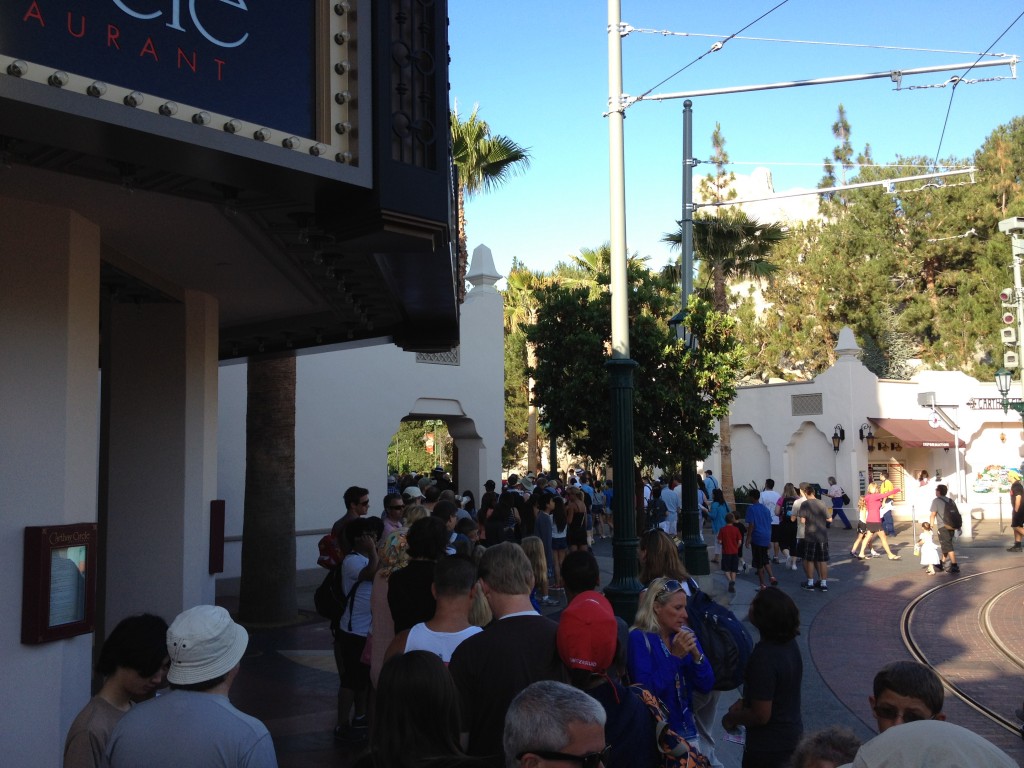 Line for Radiator Springs Racers Fastpass