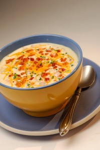 Disneyland Carnation Cafe Loaded Baked Potato Soup Recipe