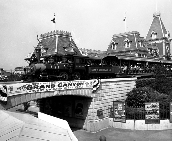 One of the things I enjoy most about Disneyland is the history of the theme park. This past weekend, the Grand Canyon diorama in the the Disneyland Railroad reached fifty-five years as part of the attraction. The diorama might not be a thrill ride by today's standards. But in 1958, the 306-foot-long diorama was considered a big attraction and boldly hyped as the "longest diorama in the world."