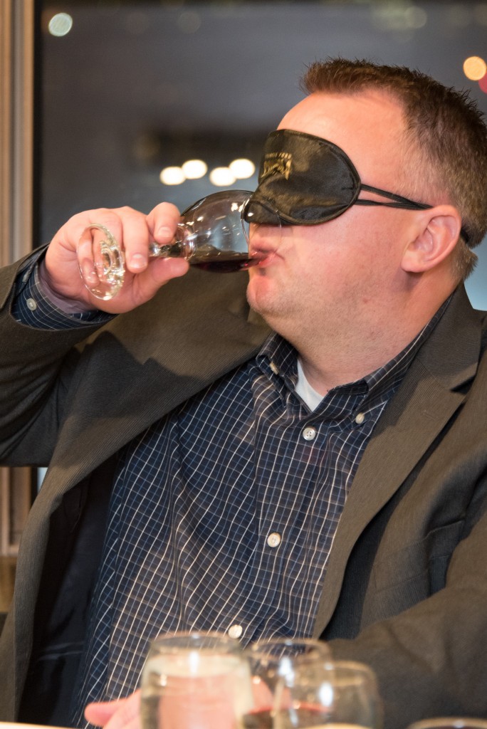 Don your mask for a blind tasting of Coppola wines at the Space Needle in Seattle