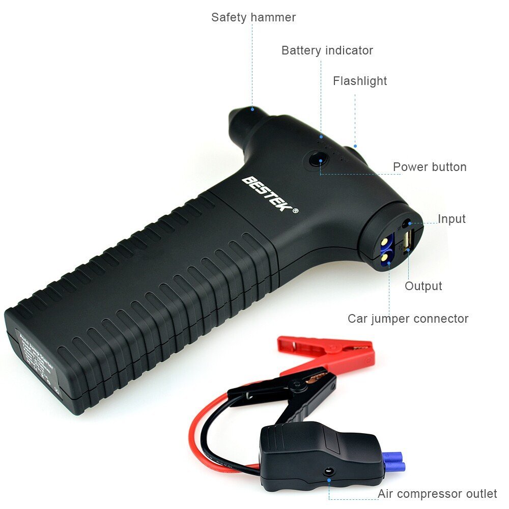 04-BESTEK 400A Peak Current Car Jump Starter