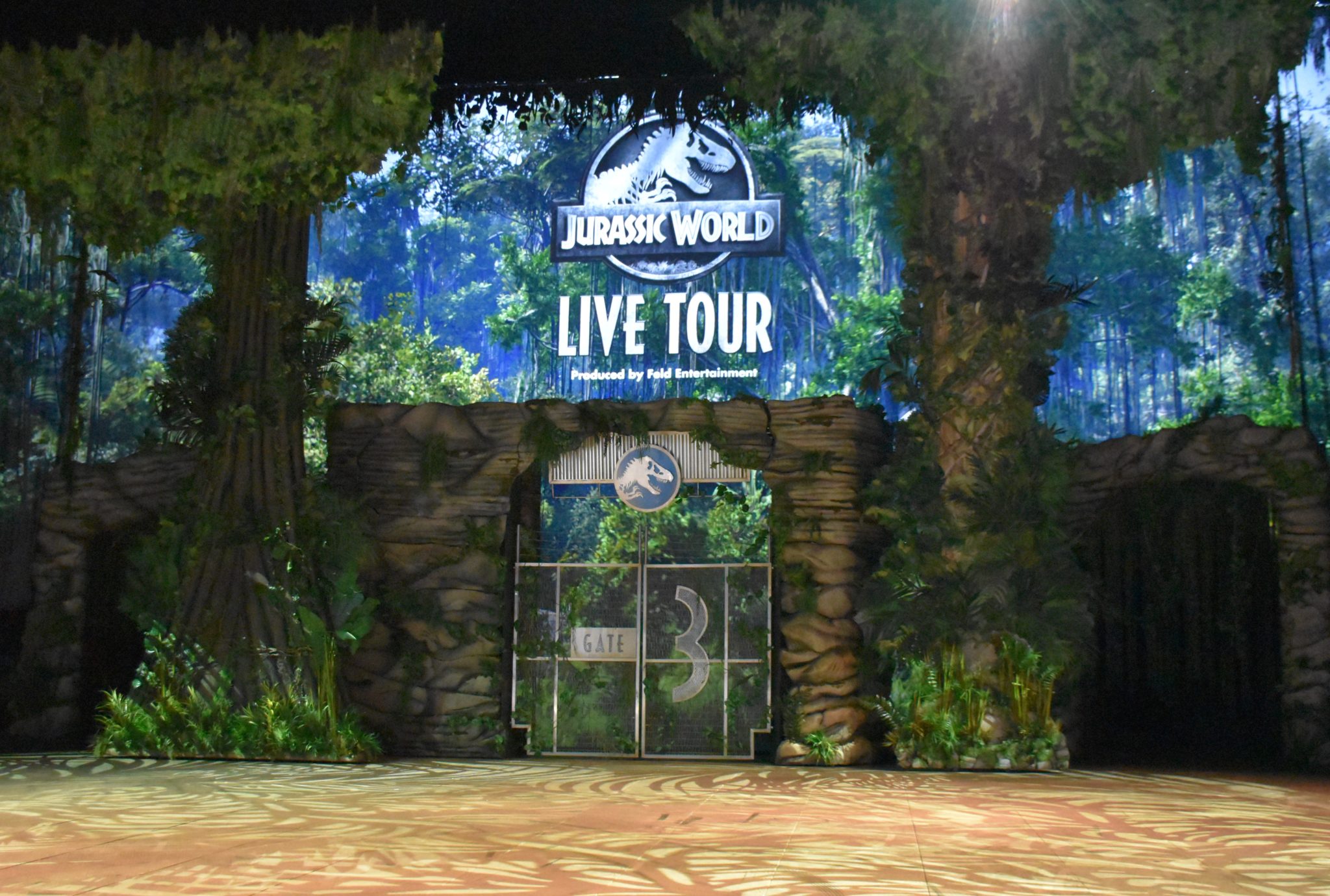 Take a peek behind the scenes of Jurassic World Live Tour Dad Logic